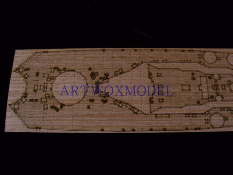 ARTWOX Tamiya 77502 World War II Rodney battleship wooden deck AW20051