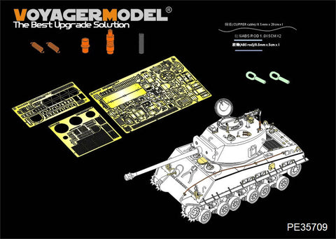 Voyager model metal etching sheet PE 35709 m43e8 " Sherman" base metal etcher for upgrading chariot