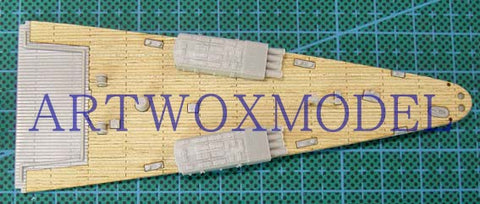 Artwox model wooden deck for trumpeter 05316 Germany Glaf Spey Admiral Battleship deck AW10006