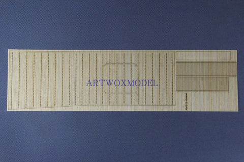 Artwox model wooden deck for Merit 65301 US aircraft carrier CV-5 York City 1943 Wood Deck AW10125A