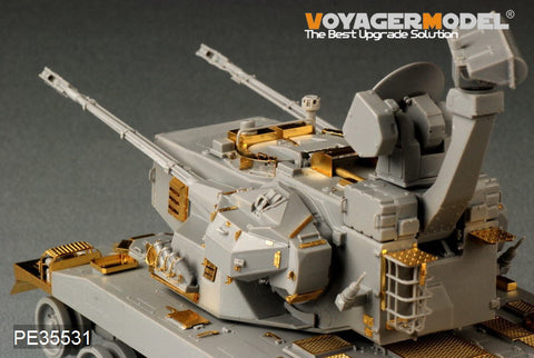 Voyager PE35531 87 type 35mm self propelled antiaircraft artillery air defense system upgrade metal etching Kit