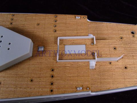 Artwox model wooden deck for Heller 81077 JEAN BART wooden deck AW50017