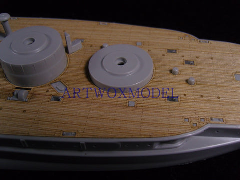 Artwox model wooden deck for Hobbyboss 86501 American BB-39 Arizona 1941 Wood Deck AW10060