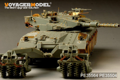 Voyager model metal etching sheet PE 35564 Merkava Mk .3 BAZ main battle tank and mine clearance roll upgrade etching parts