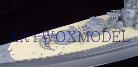 Artwox model wooden deck for Tamiya 78014 Japanese grand and large battleship (natural color deck) AW10004