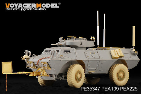 Resin tires for Voyager PEA199 M1117 wheeled armored vehicle