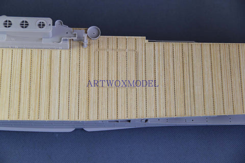 Artwox model wooden deck for Merit 65301 US aircraft carrier CV-5 York City 1943 Wood Deck AW10125A