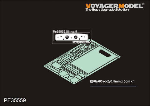 Voyager model metal etching sheet PE35559 PE35559 German army armchair 5 upgrade of officers contact metal etch