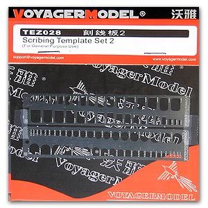 Voyager model metal etching sheet TEZ028 Model for making General marking template -2