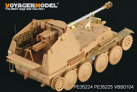 Voyager PE35224 mink IIIM self propelled antitank gun retrofit with base metal etch (T)