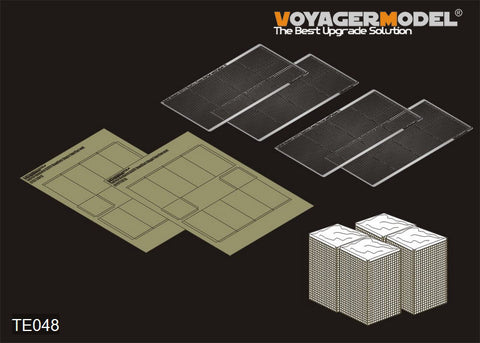 Voyager TE048 modern NATO concrete roadblock isolating Pier (pattern 1)