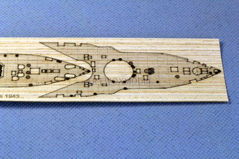 ARTWOX Trumpeter 05799 British battleship 1943 wooden deck AW20147