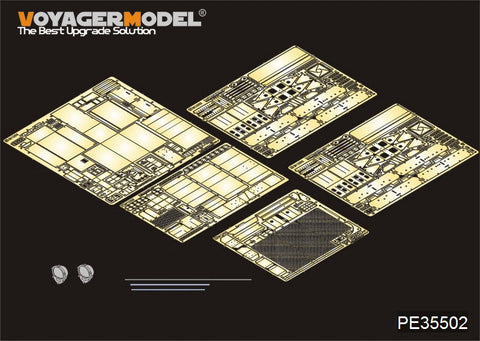 Voyager model metal etching sheet PE35502 modern American M1000 Semi Trailer Trailer foundation upgrade metal etch