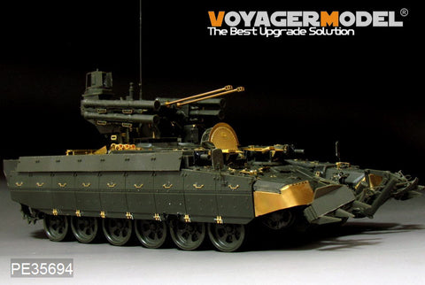 Voyager PE35694 Russian BMPT terminator tank support chariot upgraded with metal etch.