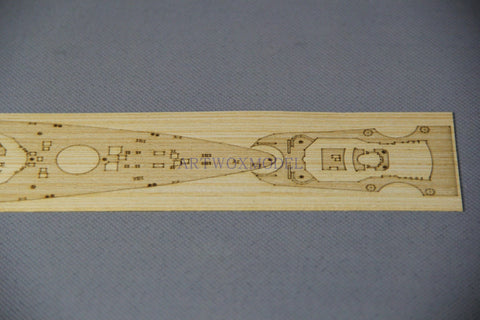 Artwox model wooden deck for Trumpeter 05712 tyebates battleship 19443M covering paper and wood deck PE AM20007A