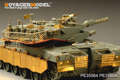 Voyager model metal etching sheet PE 35564 Merkava Mk .3 BAZ main battle tank and mine clearance roll upgrade etching parts