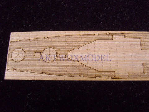 Artwox model wooden deck for Pitrod W23 US Army CL-89 Miami Cruiser Wood Deck AW20086