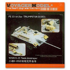 Voyager model metal etching sheet PE 35161 metal etching parts for upgrading german e - 25 plan chariot during world war ii